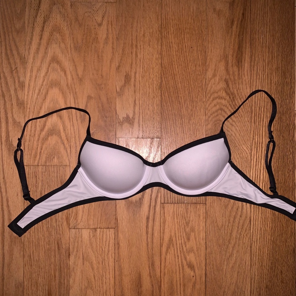 Black & White Push Up Bra